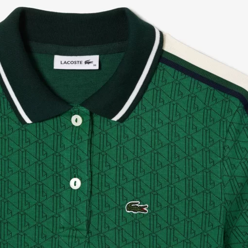 Lacoste Kleider & Röcke>Jacquard-Kleid Mit -Monogramm Grun Qij