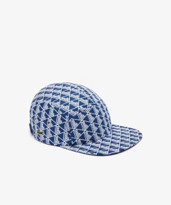 Lacoste Caps & Hüte>Jockey-Kappe Aus Twill Mit Monogramm-Aufdruck Navy Blau / Weis Qie