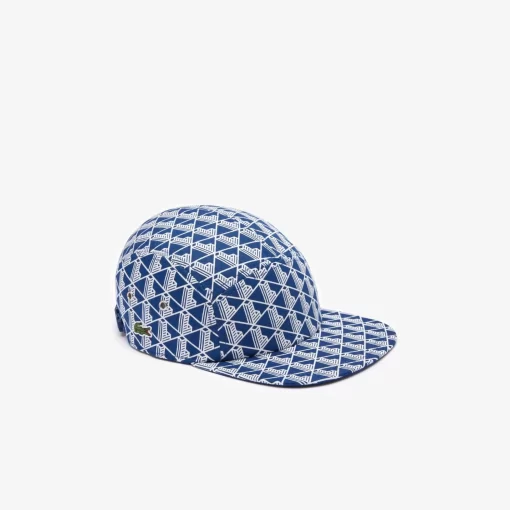 Lacoste Caps & Hüte>Jockey-Kappe Aus Twill Mit Monogramm-Aufdruck Navy Blau / Weis Qie