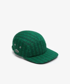 Lacoste Caps & Hüte>Jockey-Kappe Aus Twill Mit Monogramm-Aufdruck Grun Qij