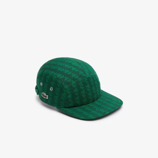 Lacoste Caps & Hüte>Jockey-Kappe Aus Twill Mit Monogramm-Aufdruck Grun Qij