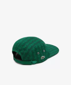 Lacoste Caps & Hüte>Jockey-Kappe Aus Twill Mit Monogramm-Aufdruck Grun Qij