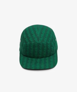 Lacoste Caps & Hüte>Jockey-Kappe Aus Twill Mit Monogramm-Aufdruck Grun Qij