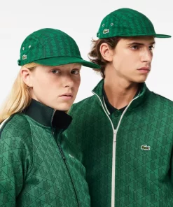 Lacoste Caps & Hüte>Jockey-Kappe Aus Twill Mit Monogramm-Aufdruck Grun Qij