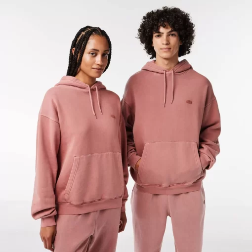 Lacoste Sweatshirts>Jogger Hoodie Aus Baumwollfleece Rosa Rzi