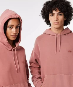 Lacoste Sweatshirts>Jogger Hoodie Aus Baumwollfleece Rosa Rzi