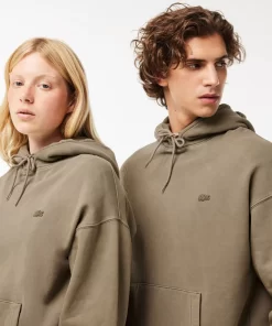 Lacoste Sweatshirts>Jogger Hoodie Aus Baumwollfleece Khaki Grun S3I