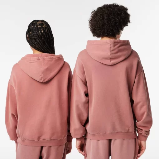 Lacoste Sweatshirts>Jogger Hoodie Aus Baumwollfleece Rosa Rzi