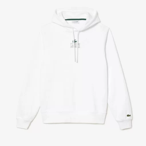 Lacoste Sweatshirts>Jogger Hoodie Mit -Aufdruck Weis 001