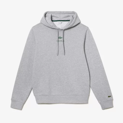 Lacoste Sweatshirts>Jogger Hoodie Mit -Aufdruck Heidekraut Grau Cca