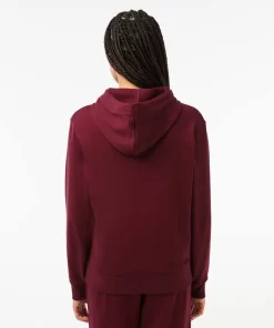 Lacoste Sweatshirts>Jogger Hoodie Mit -Aufdruck Burgunder Yup