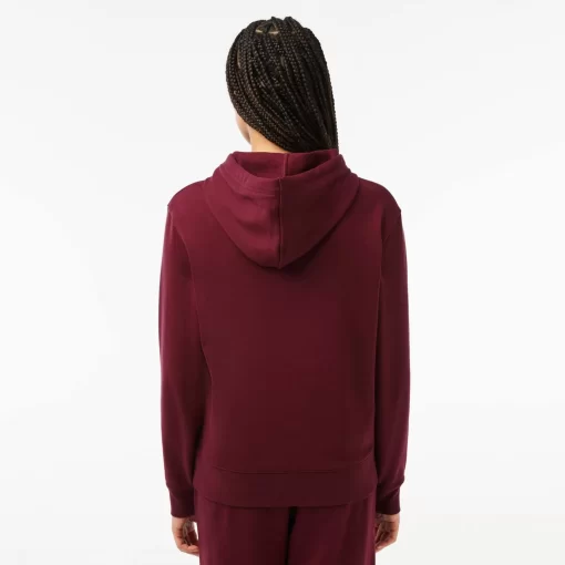 Lacoste Sweatshirts>Jogger Hoodie Mit -Aufdruck Burgunder Yup