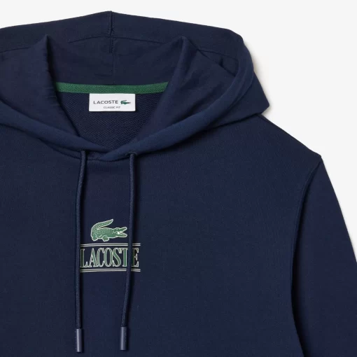 Lacoste Sweatshirts>Jogger Hoodie Mit -Aufdruck Navy Blau 166