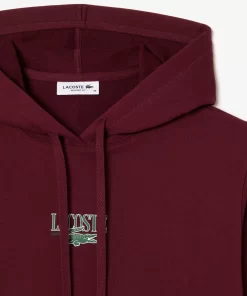 Lacoste Sweatshirts>Jogger Hoodie Mit -Aufdruck Burgunder Yup