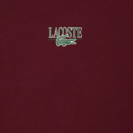 Lacoste Sweatshirts>Jogger Hoodie Mit -Aufdruck Burgunder Yup