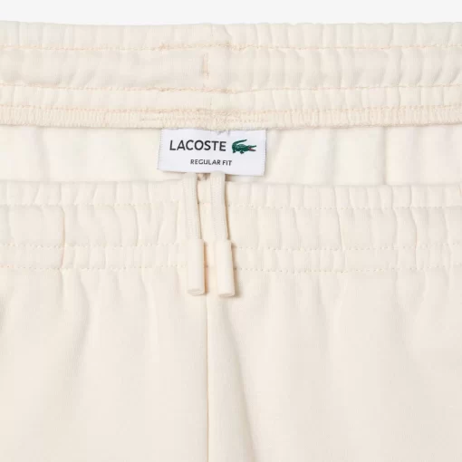 Lacoste Hosen & Shorts>Jogger Shorts Aus Aufgerautem Fleece Mit Colourblock Weis / Braun / Navy Blau Ri2