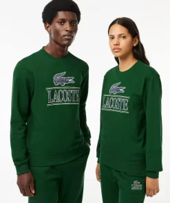 Lacoste Sweatshirts>Jogger Sweatshirt Aus Baumwoll-Fleece Mit Logo Grun 132