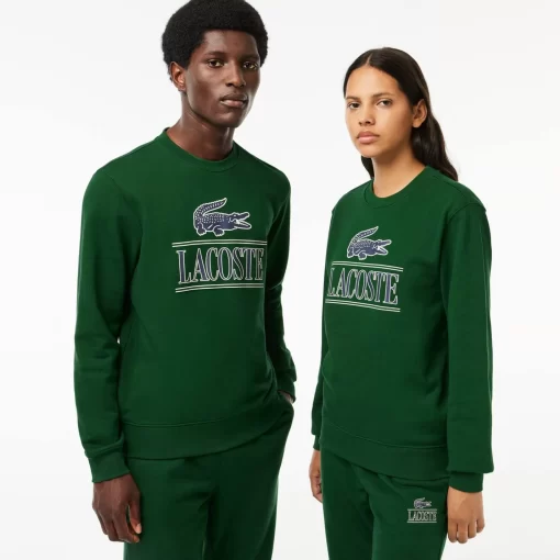 Lacoste Sweatshirts>Jogger Sweatshirt Aus Baumwoll-Fleece Mit Logo Grun 132