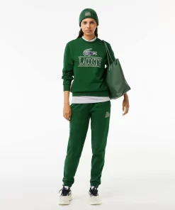 Lacoste Sweatshirts>Jogger Sweatshirt Aus Baumwoll-Fleece Mit Logo Grun 132