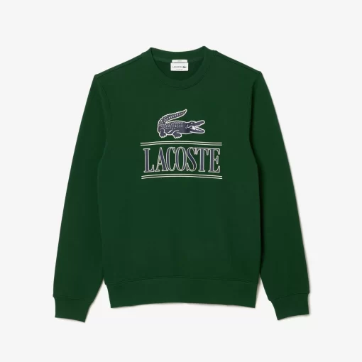 Lacoste Sweatshirts>Jogger Sweatshirt Aus Baumwoll-Fleece Mit Logo Grun 132