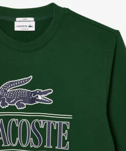 Lacoste Sweatshirts>Jogger Sweatshirt Aus Baumwoll-Fleece Mit Logo Grun 132