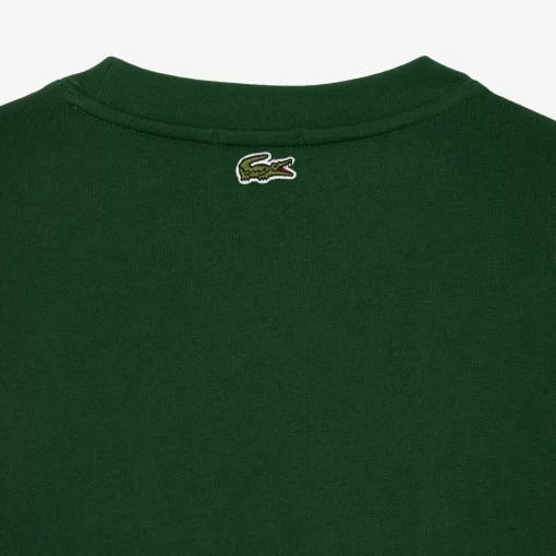 Lacoste Sweatshirts>Jogger Sweatshirt Aus Baumwoll-Fleece Mit Logo Grun 132