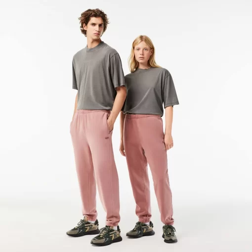 Lacoste Hosen & Shorts>Jogger Trainingshosen Aus Baumwollfleece Rosa Rzi