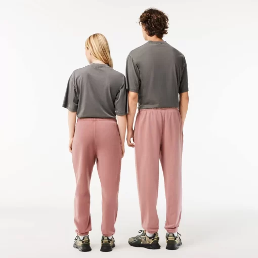 Lacoste Hosen & Shorts>Jogger Trainingshosen Aus Baumwollfleece Rosa Rzi