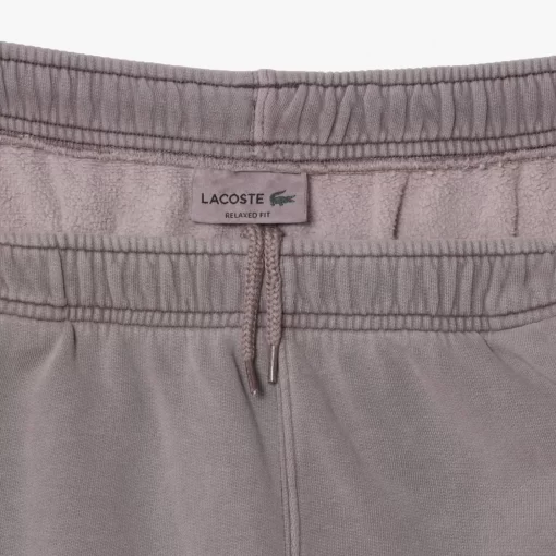 Lacoste Hosen & Shorts>Jogger Trainingshosen Aus Baumwollfleece Lila Ryi