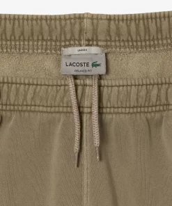 Lacoste Hosen & Shorts>Jogger Trainingshosen Aus Baumwollfleece Khaki Grun S3I