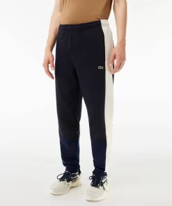 Lacoste Hosen & Shorts>Jogger Trainingshosen Mit Colourblock Navy Blau / Weis Li6