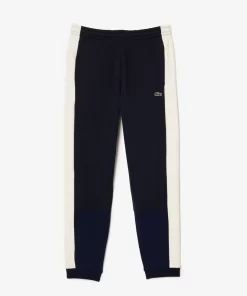 Lacoste Hosen & Shorts>Jogger Trainingshosen Mit Colourblock Navy Blau / Weis Li6