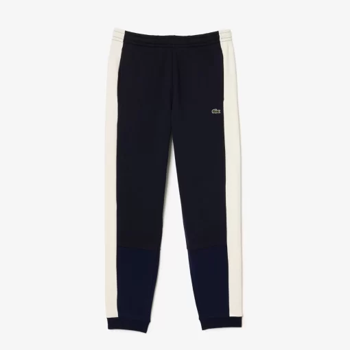 Lacoste Hosen & Shorts>Jogger Trainingshosen Mit Colourblock Navy Blau / Weis Li6