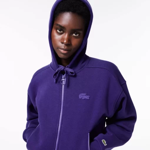 Lacoste Sweatshirts>Jogger-Sweatshirt Aus Baumwolle Lila Sni