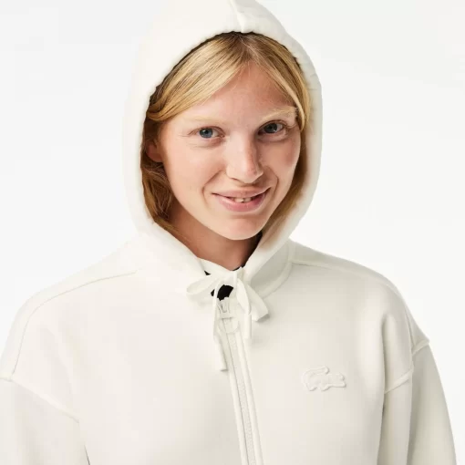 Lacoste Sweatshirts>Jogger-Sweatshirt Aus Baumwolle Weis 70V