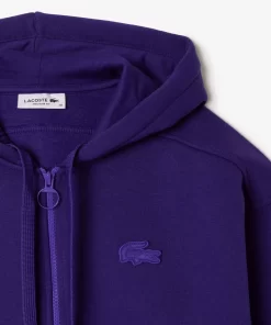 Lacoste Sweatshirts>Jogger-Sweatshirt Aus Baumwolle Lila Sni