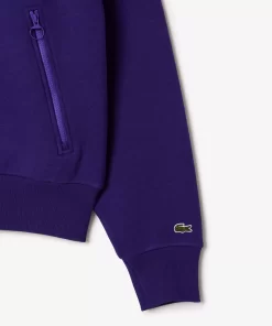 Lacoste Sweatshirts>Jogger-Sweatshirt Aus Baumwolle Lila Sni