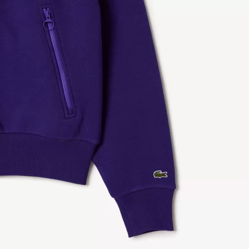 Lacoste Sweatshirts>Jogger-Sweatshirt Aus Baumwolle Lila Sni