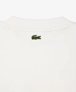 Lacoste Sweatshirts>Jogger-Sweatshirt Aus Baumwolle Mit Aufnaher Weis 70V