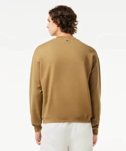 Lacoste Sweatshirts>Jogger-Sweatshirt Aus Baumwolle Mit Aufnaher Braun Six