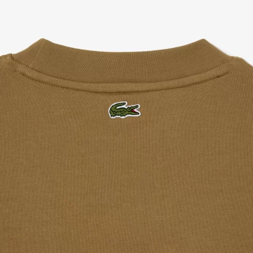 Lacoste Sweatshirts>Jogger-Sweatshirt Aus Baumwolle Mit Aufnaher Braun Six