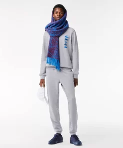 Lacoste Sweatshirts>Jogger-Sweatshirt Mit Croc-Aufdruck Heidekraut Grau Cca