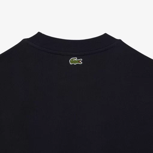 Lacoste Sweatshirts>Jogger-Sweatshirt Mit Croc-Aufdruck Navy Blau Hde