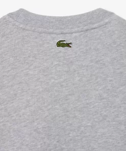 Lacoste Sweatshirts>Jogger-Sweatshirt Mit Croc-Aufdruck Heidekraut Grau Cca