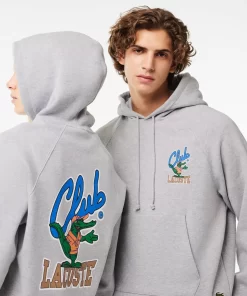 Lacoste Sweatshirts>Jogger-Sweatshirt Mit Kultigem Aufdruck Heidekraut Grau Cca