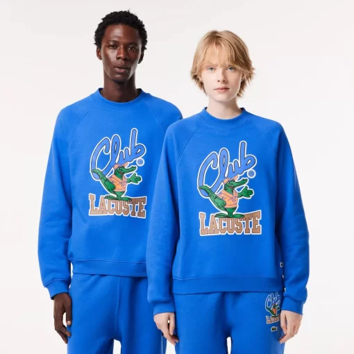 Lacoste Sweatshirts>Jogger-Sweatshirt Mit Raglanarmel Blau Siy