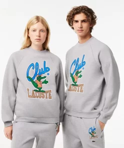 Lacoste Sweatshirts>Jogger-Sweatshirt Mit Raglanarmel Heidekraut Grau Cca