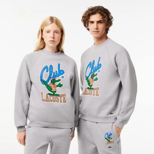 Lacoste Sweatshirts>Jogger-Sweatshirt Mit Raglanarmel Heidekraut Grau Cca