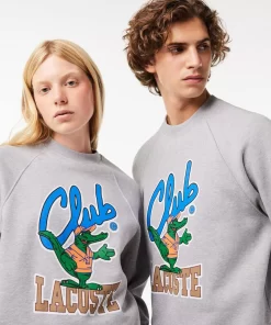 Lacoste Sweatshirts>Jogger-Sweatshirt Mit Raglanarmel Heidekraut Grau Cca