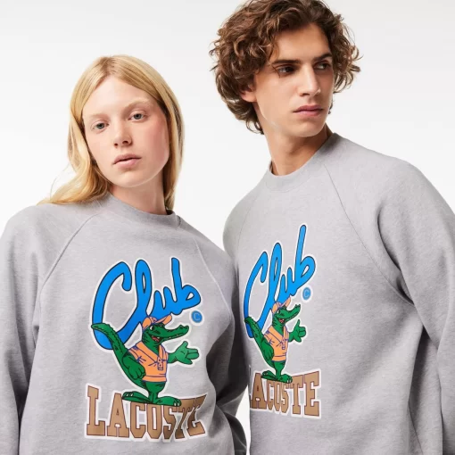 Lacoste Sweatshirts>Jogger-Sweatshirt Mit Raglanarmel Heidekraut Grau Cca